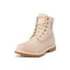 Paninara kragenlose 6-Inch Boot „Hellrosa Nubuk“