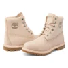 Paninara kragenlose 6-Inch Boot „Hellrosa Nubuk“