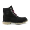 Paninara kragenlose, 6 Zoll breite, wasserdichte Stiefel „Schwarz Nubuck“