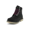 Paninara kragenlose, 6 Zoll breite, wasserdichte Stiefel „Schwarz Nubuck“