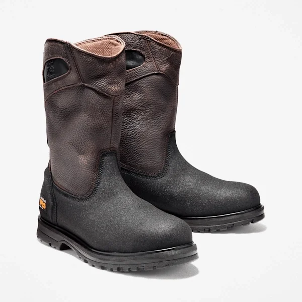 Powerwelt-Arbeitsstiefel für Herren mit Stahlkappe zum Hineinschlüpfen Powerwelt-Arbeitsstiefel für Herren mit Stahlkappe zum Hineinschlüpfen