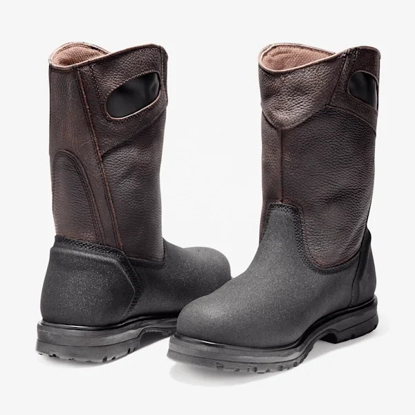 Powerwelt-Arbeitsstiefel für Herren mit Stahlkappe zum Hineinschlüpfen Powerwelt-Arbeitsstiefel für Herren mit Stahlkappe zum Hineinschlüpfen