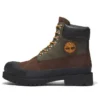 Premium 6-Inch Boot mit Gummikappe „Dark Brown“