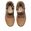 Premium 6-Inch Lace Up Boot „Leopardenmuster Beige Nubuk“