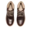 Premium 6-Inch Lace Up Stiefel „Burgundy“