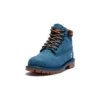 Premium 6-Inch Waterproof Boot „Blaues Wildleder-Nubuk-Camo“