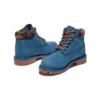 Premium 6-Inch Waterproof Boot „Blaues Wildleder-Nubuk-Camo“