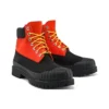 Premium 6-Inch Waterproof Boot „Medium Orange Nubuck mit Schwarz“