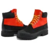 Premium 6-Inch Waterproof Boot „Medium Orange Nubuck mit Schwarz“