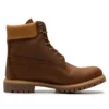 Premium 6-Inch Waterproof Boot „Mittelbraun-Gelb“