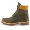 Premium 6-Inch Waterproof Boot „Olivgrün Gelb“
