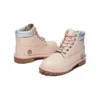 Premium 6-Inch Waterproof Boot „Pink Full Grain“