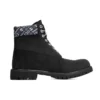 Premium 6-Inch Waterproof Boot „Schwarz und Logo-Print“
