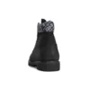 Premium 6-Inch Waterproof Boot „Schwarz und Logo-Print“