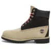 Premium 6-Inch Waterproof Boot „Schwarzes regeneratives Leder, Braun“