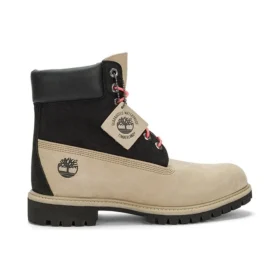 Premium 6-Inch Waterproof Boot „Schwarzes regeneratives Leder, Braun“