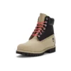 Premium 6-Inch Waterproof Boot „Schwarzes regeneratives Leder, Braun“