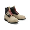 Premium 6-Inch Waterproof Boot „Schwarzes regeneratives Leder, Braun“