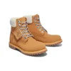 Premium 6-Inch Waterproof Boot „Weizen-Nubuk und Blau“