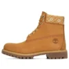 Premium 6-Inch Waterproof Boot „Wheat and Logo Print“