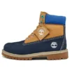 Premium 6-Inch Waterproof Boot „Wheat Blue Navy“