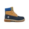 Premium 6-Inch Waterproof Boot „Wheat Blue Navy“