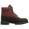 Premium 6 Inch Waterproof „Burgundy Schwarz“