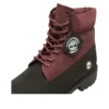 Premium 6 Inch Waterproof „Burgundy Schwarz“