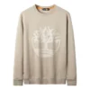 Pullover mit Baum-Logo „Beige“