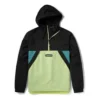 Pullover-Windjacke „Schwarz-Grün“