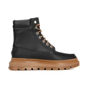 Ray City Moc Toe Chukka-Stiefel „Schwarzes regeneratives Leder“