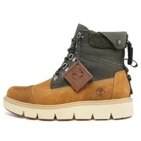 Raywood 6-Inch EK+-Wasserdichte Stiefel in weiter Passform „Weizen-Nubuk mit Grün“