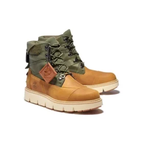 Raywood 6-Inch EK+ wasserdichte Stiefel „Weizen Nubuck mit Grün“