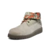 Richmont Ridge Roll Top Wide-Fit Stiefel „Beige-Grün-Rot-Camouflage“