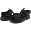 Ripcord Sandalen mit zwei Riemen „Schwarz“