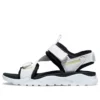 Ripcord Sandalen mit zwei Riemen „White Schwarz“