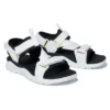 Ripcord Sandalen mit zwei Riemen „White Schwarz“