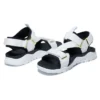 Ripcord Sandalen mit zwei Riemen „White Schwarz“