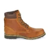 Robuste 6-Inch-Wasserdichte Stiefel „Mittelbraun Vollnarbiges Leder“