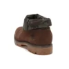 Roll-Top-Mid-Top-Stiefel „Braun-Grün-Camouflage-Print“