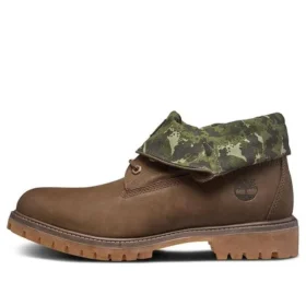Roll-Top-Stiefel Basic „Braun Green Camouflage“