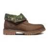 Roll-Top-Stiefel Basic „Braun Green Camouflage“