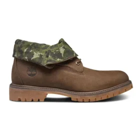Roll-Top-Stiefel Basic „Braun Green Camouflage“