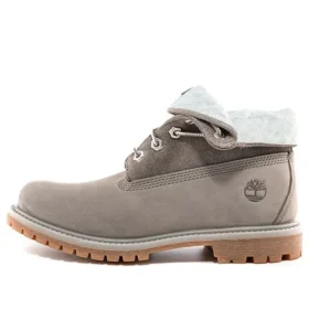 Roll-Top-Stiefel Basic „Mittelgrau mit Hellgrau“