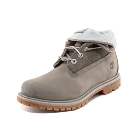 Roll-Top-Stiefel Basic „Mittelgrau mit Hellgrau“