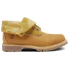 Roll Top Stiefel Basic „Weizen Yellow“