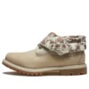 Roll-Top-Stiefel mit weiter Passform „Weizen Braun“