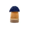 Roll Top Wide Fit Stiefel Basic „Weizen Blue“
