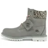 Safari Cheetah 6-Inch Boot „Grau und Gepardenmuster“