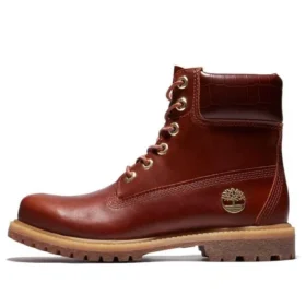 Safari Crocodile 6-Inch Boot „Rotbraun“